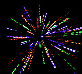 Fototapeta na wymiar Background with colorful abstract lights.