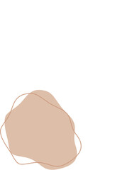 Liquid and fluid shape abstract