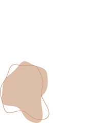 Liquid and fluid shape abstract