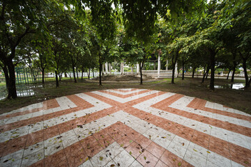 Nong Thin Public Park, in Nong Khai, Thailand.