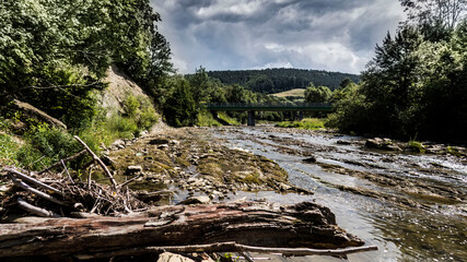Rzeka Osława w Bieszczadach  © Igor