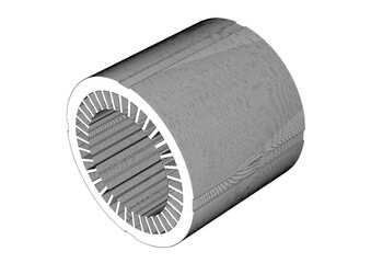 Stator lamination for electric motor