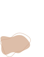 Liquid and fluid shape abstract