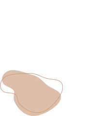 Liquid and fluid shape abstract