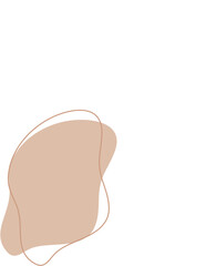 Liquid and fluid shape abstract