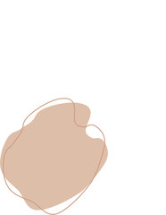 Liquid and fluid shape abstract