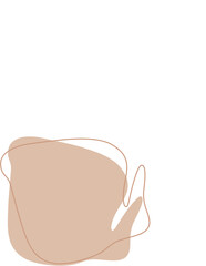 Liquid and fluid shape abstract