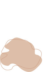 Liquid and fluid shape abstract