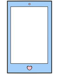 Pastel Mobile Phone Mockup Frame