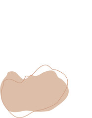 Liquid and fluid shape abstract