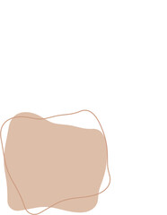 Liquid and fluid shape abstract