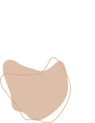 Liquid and fluid shape abstract