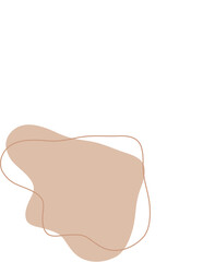 Liquid and fluid shape abstract