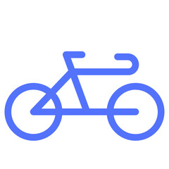 bicycle bike cycling sport line icon