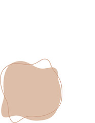 Liquid and fluid shape abstract