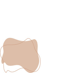 Liquid and fluid shape abstract