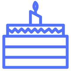 birthday birthday cake cake line icon