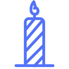 birthday candle candles party line icon