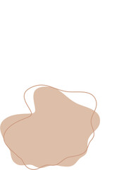 Liquid and fluid shape abstract