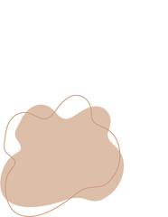 Liquid and fluid shape abstract