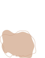 Liquid and fluid shape abstract