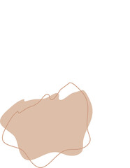 Liquid and fluid shape abstract