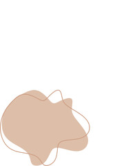 Fototapeta premium Liquid and fluid shape abstract