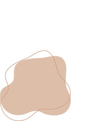 Liquid and fluid shape abstract