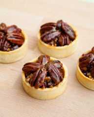 Pecan caramel mini tart