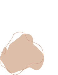 Liquid and fluid shape abstract