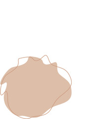 Liquid and fluid shape abstract