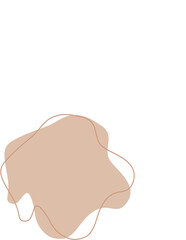 Liquid and fluid shape abstract