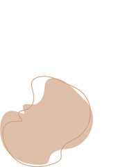 Liquid and fluid shape abstract