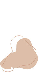 Liquid and fluid shape abstract