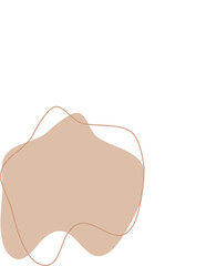 Liquid and fluid shape abstract