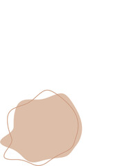 Liquid and fluid shape abstract