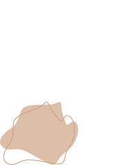 Liquid and fluid shape abstract