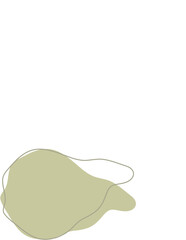 Liquid and fluid shape Green color