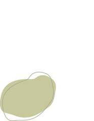 Liquid and fluid shape Green color