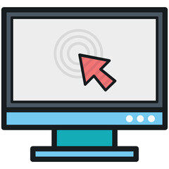 Monitor Vector Icon