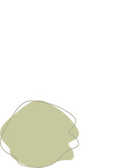 Liquid and fluid shape Green color