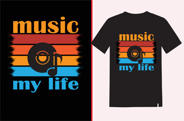 music t-shirt design