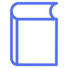 book notebook reading study line icon