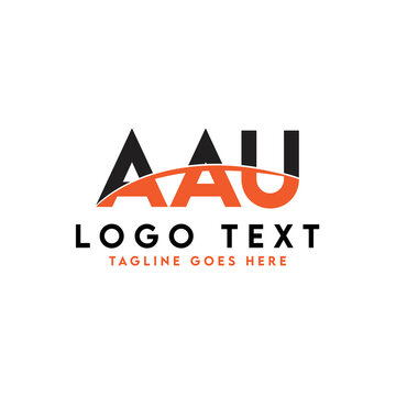 Letter AAU logo design vector template, AAU logo