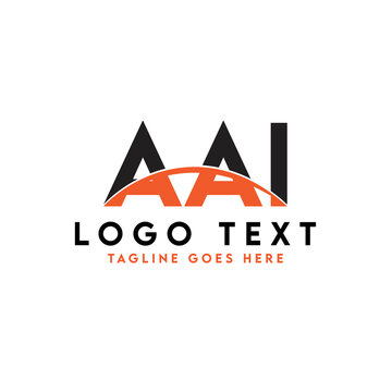 Letter AAI logo design vector template, AAI logo