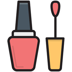 Nail Polish Vector Icon