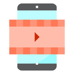 Smartphone flat style icon