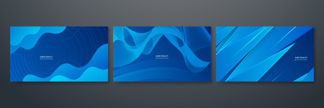 Abstract blue background. Modern simple blue abstract background presentation design for corporate business and institution.