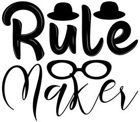 Rule Maker, Father's day SVG Design, Father's day Cut File, Father's day SVG, Father's day T-Shirt Design, Father's day Design, Father's day Bundle, Father's day