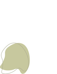 Liquid and fluid shape Green color